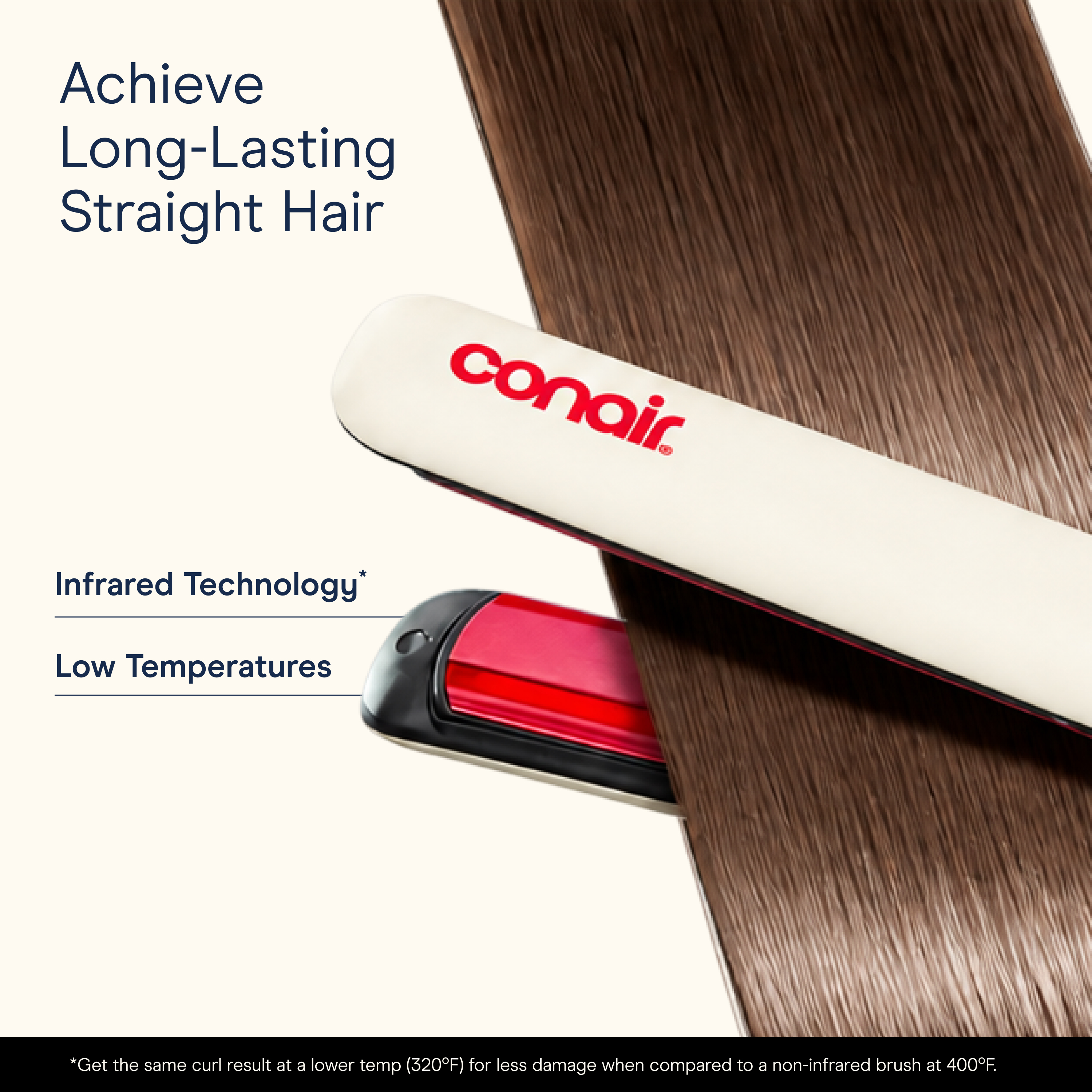 Conair flat iron 'frizz-free plasma ion' frame