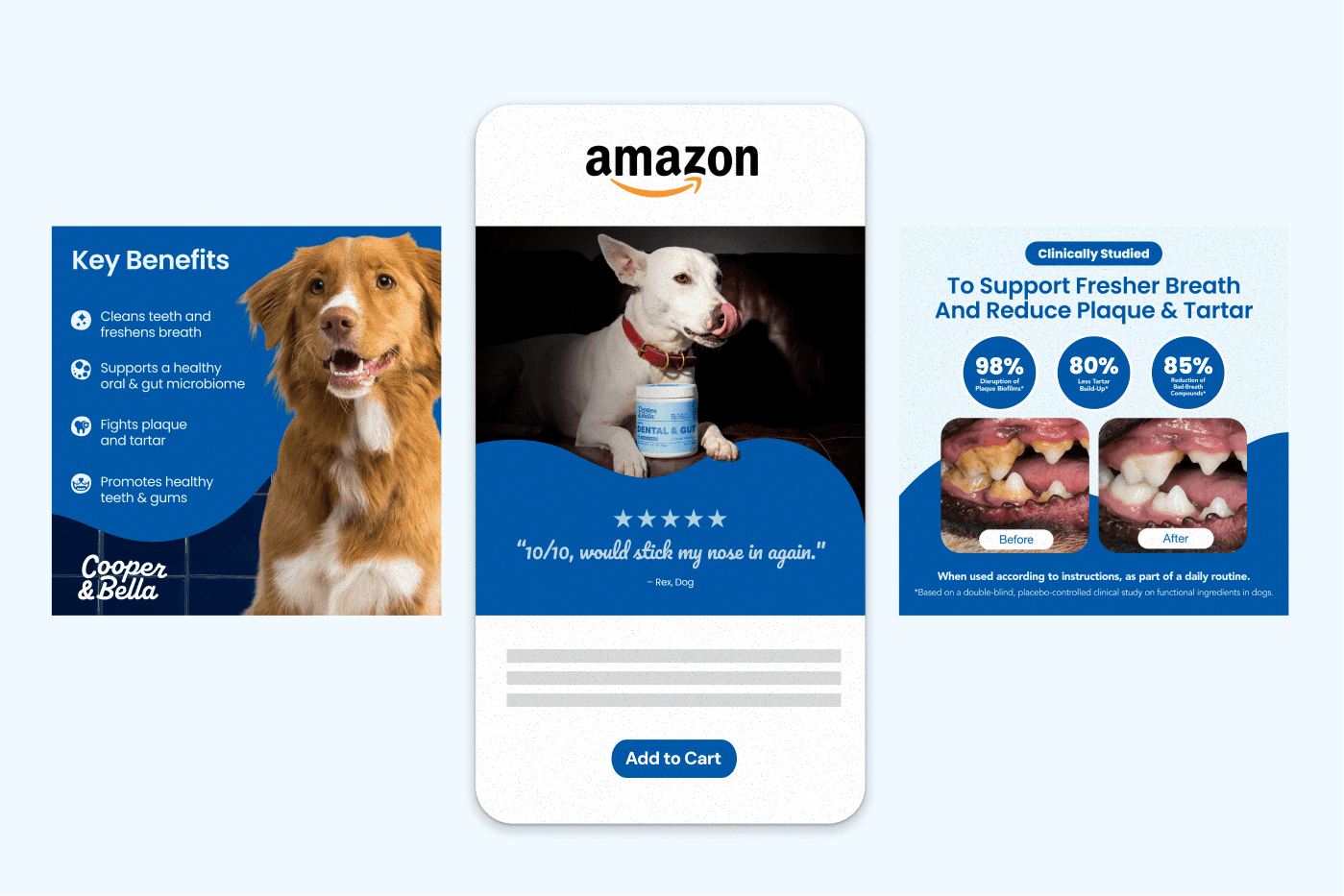Cooper & Bella Amazon image stack