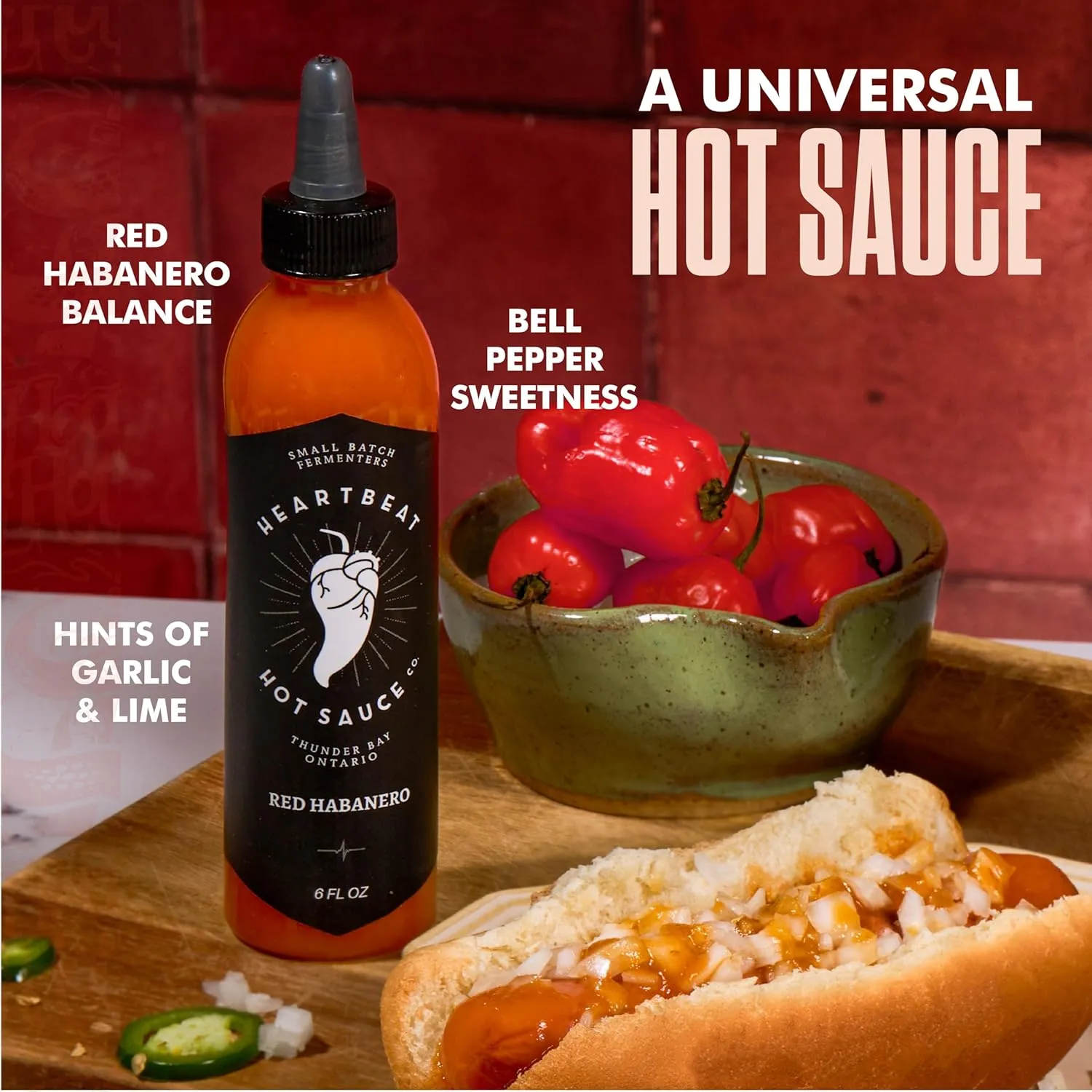 Heartbeat Red Habanero 'A Universal Hot Sauce' A+ module
