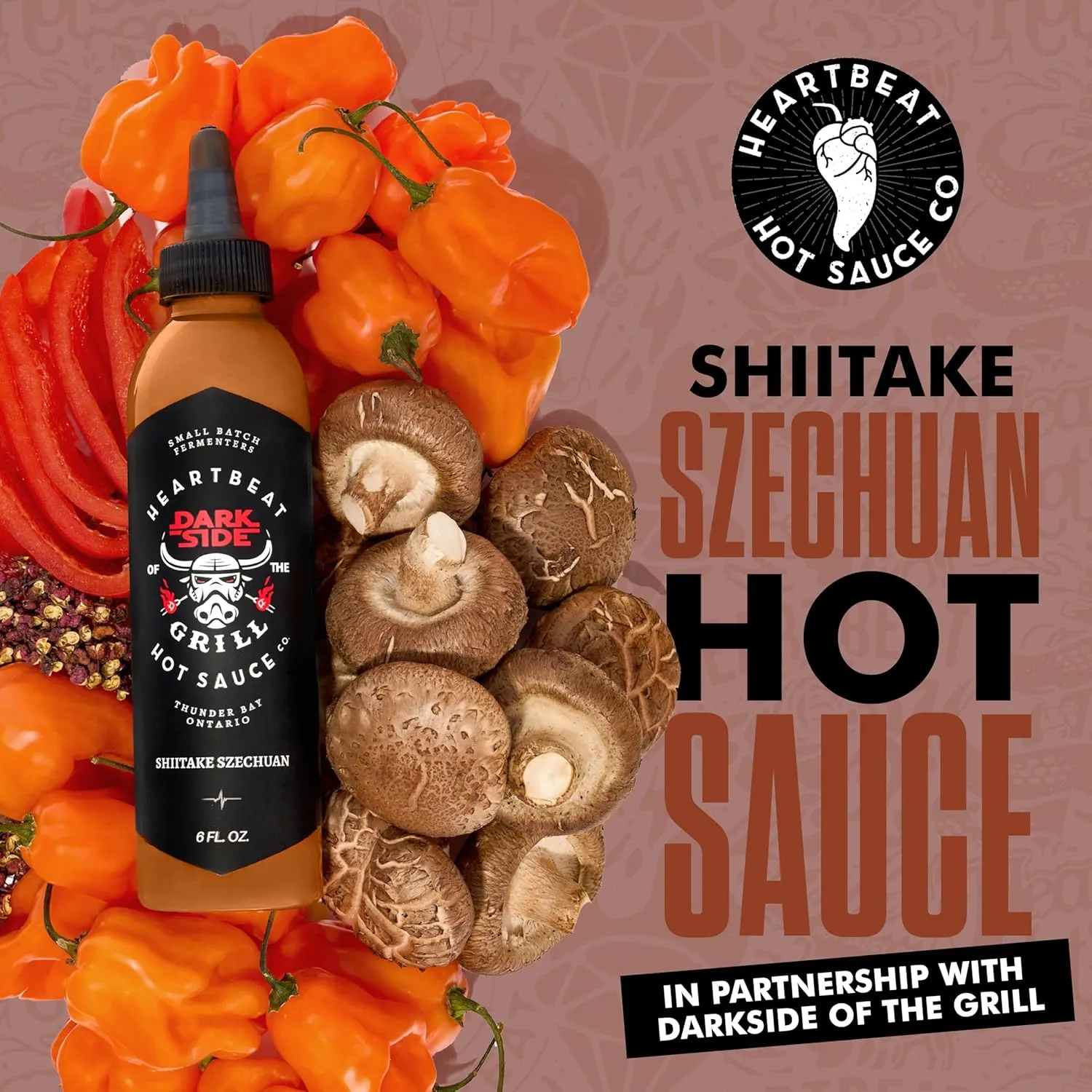 Heartbeat Hot Sauce Shiitake Szechuan Amazon image stack