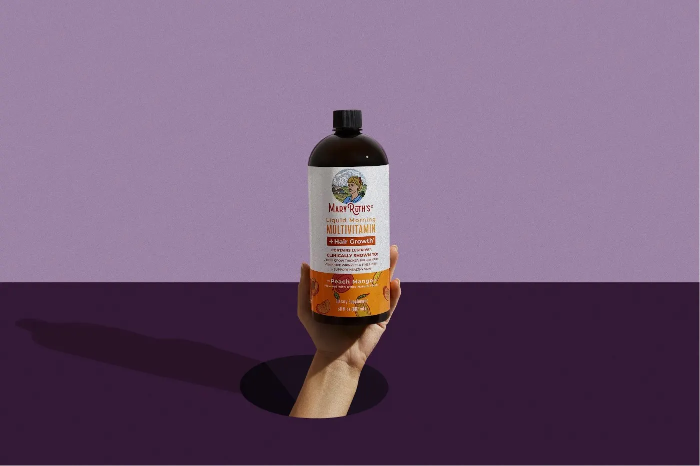 MaryRuth’s product styled with fresh ingredients