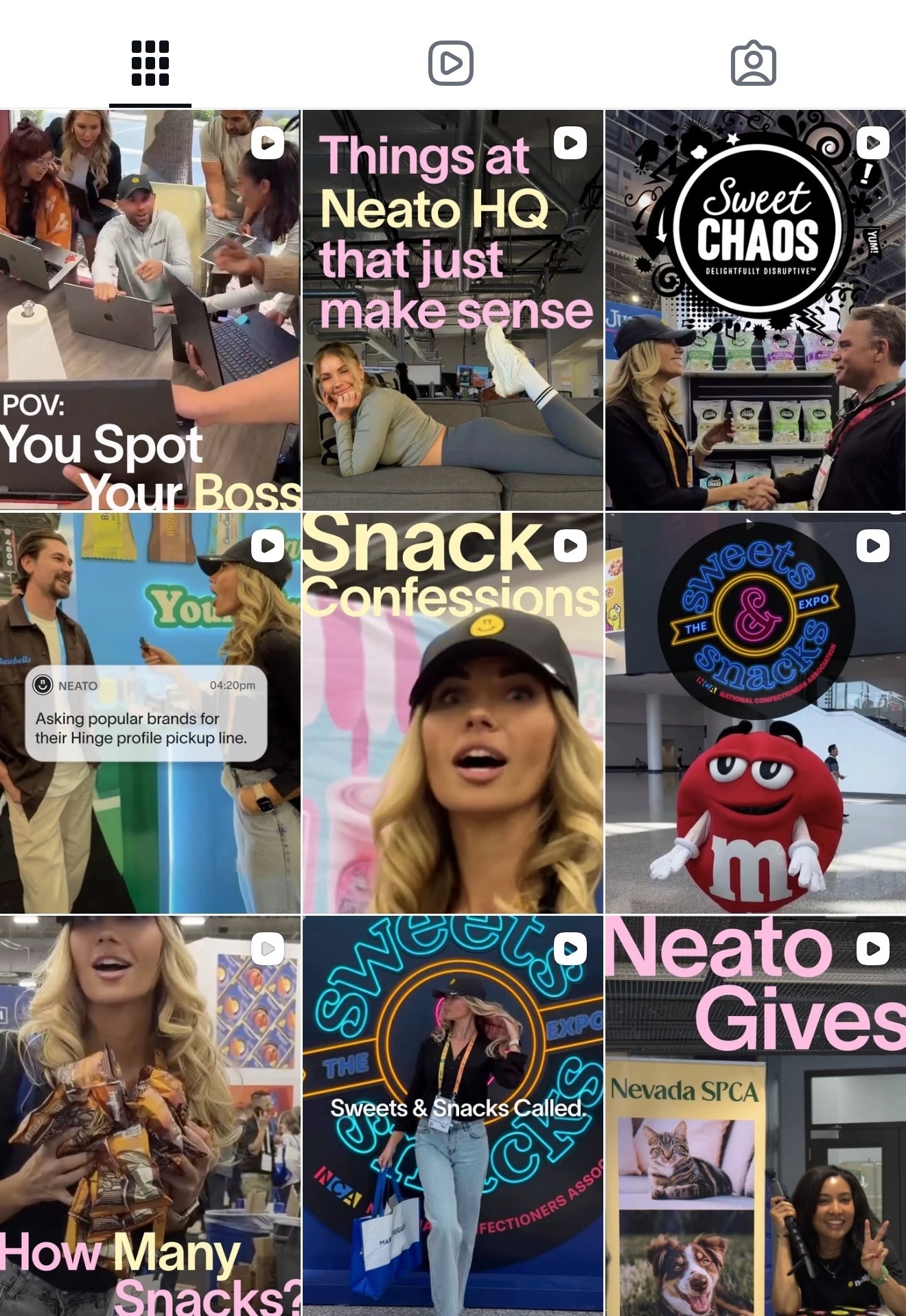 Neato Instagram social content