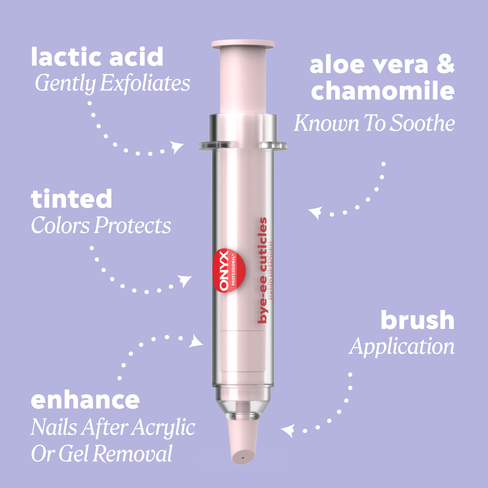 Onyx Professional cuticle remover features frame