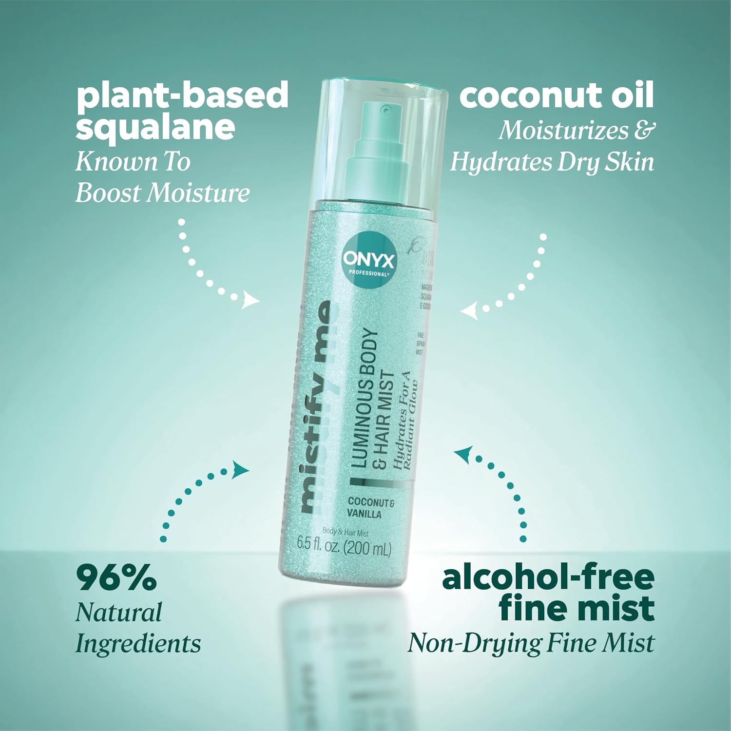 Onyx Professional Mistify Me coconut benefits frame